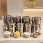 سطل استیل دسته دار